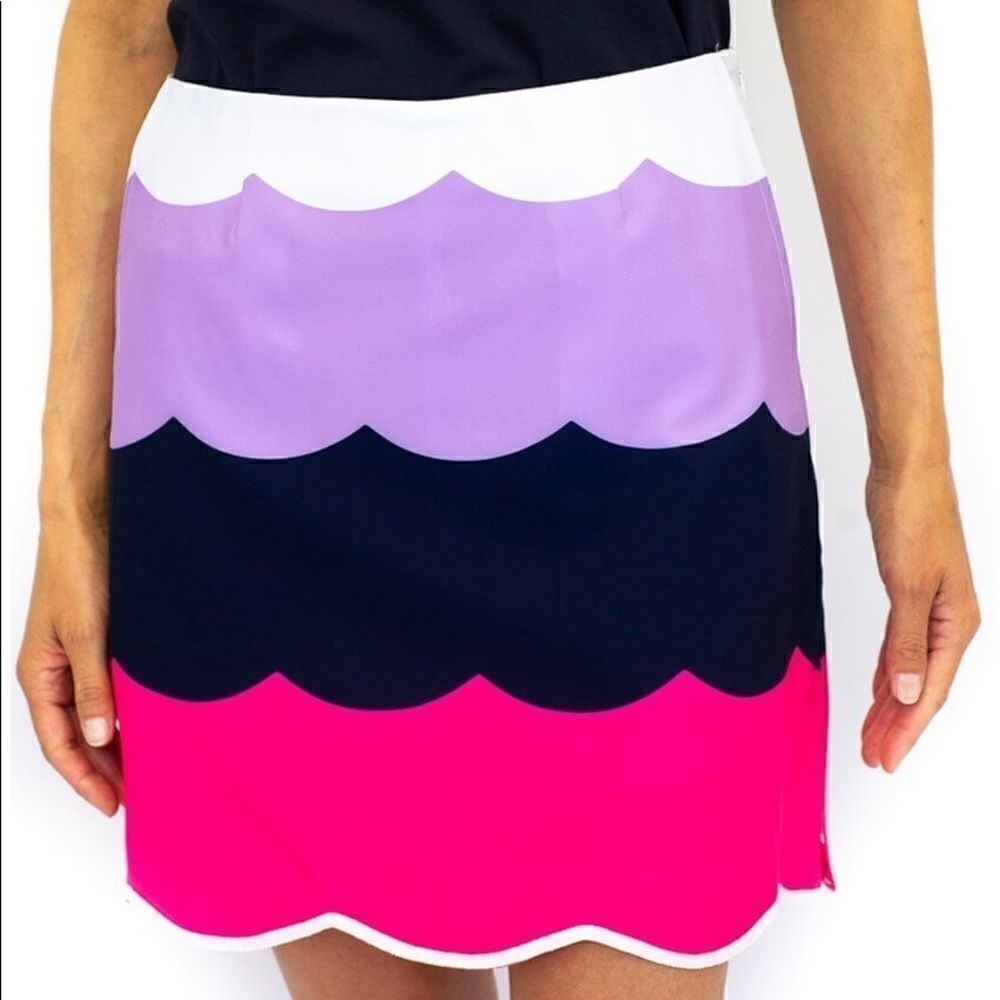 Golftini Scallop Performance Skort - Picture 3 of 14